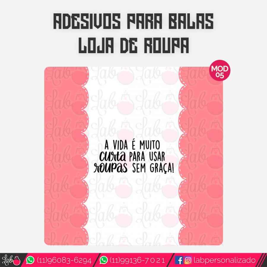 Adesivos para Balas - Artesã Adesivo couche 115 grs - Lab Personalizado