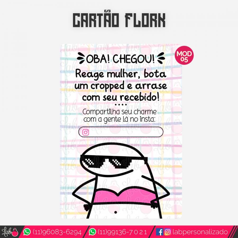 Cartão Meme Flork Couche 300 grs - Lab Personalizado