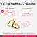 Mini Tag de Anel e Pulseira