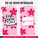 Tag de Roupa Retangular Dia Das Mulheres 4,4 x 8,5 cm com furo