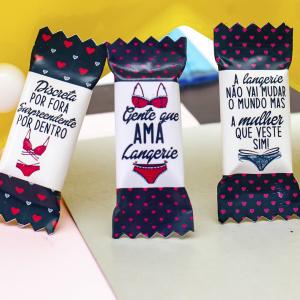 Adesivos para Balas - Lingerie LOVE Adesivo couche 115 grs     