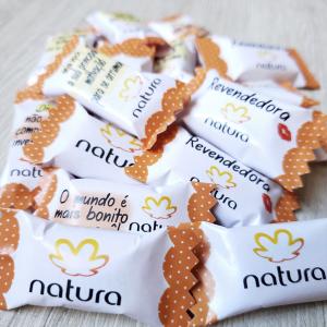 Adesivos para Balas - Natura Adesivo couche 115 grs     