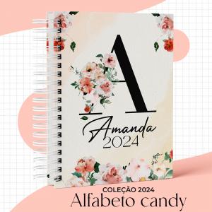 Agenda Alfabeto Candy  21.5cm x 15,5cm    