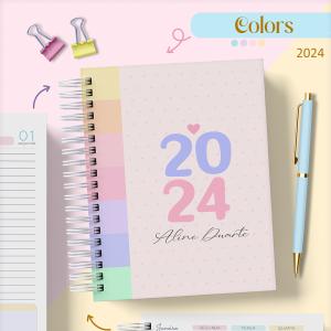 Agenda Colors 2024  21.5cm x 15,5cm    