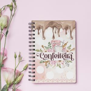 Agenda Confeitaria  21.5cm x 15,5cm    