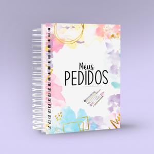 Agenda de Pedido Tie Die  21.5cm x 15,5cm    