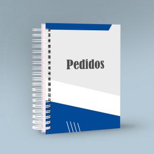 Agenda de Pedido Masculina  21.5cm x 15,5cm    