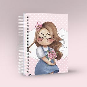 Agenda Mulheres  21.5cm x 15,5cm    