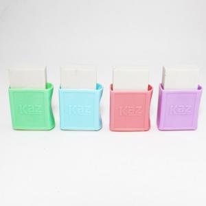 BORRACHA PLASTICA BRANCA C/CAPA CORES PASTEL      