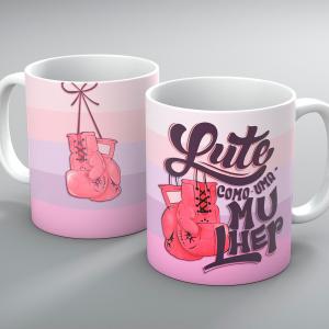 Caneca de Porcelana Woman Power Porcelana     